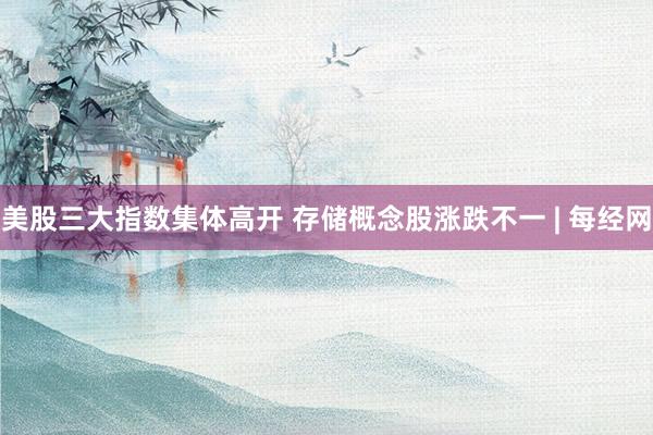 美股三大指数集体高开 存储概念股涨跌不一 | 每经网
