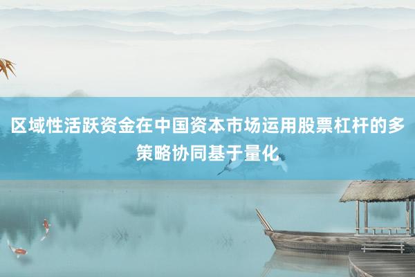 区域性活跃资金在中国资本市场运用股票杠杆的多策略协同基于量化